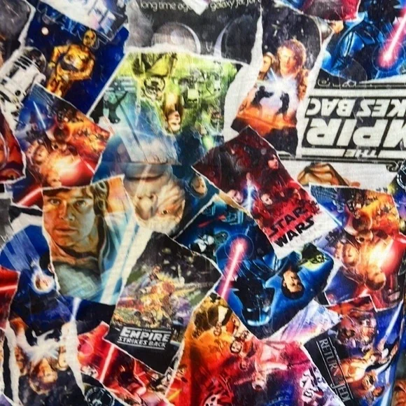 Star Wars Empire Strikes Back Print Pajama Pants XL Lounge - Picture 3 of 10